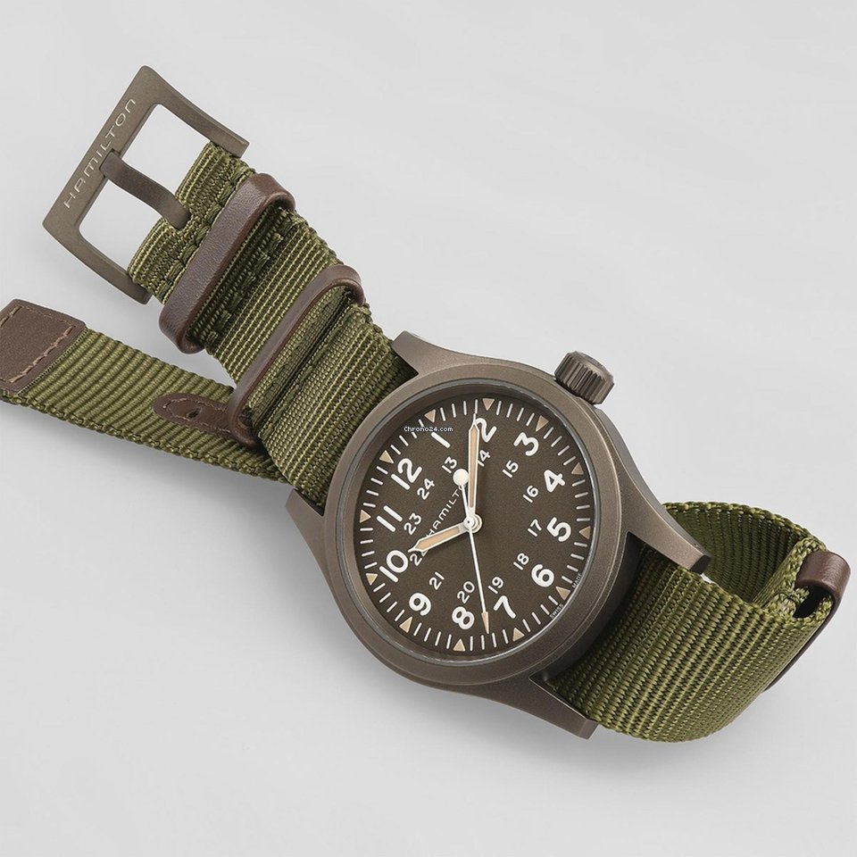 IMG_9081 Hamilton Khaki Field Mens watch Unisex Manual winding Steel H69449961 Replica 5