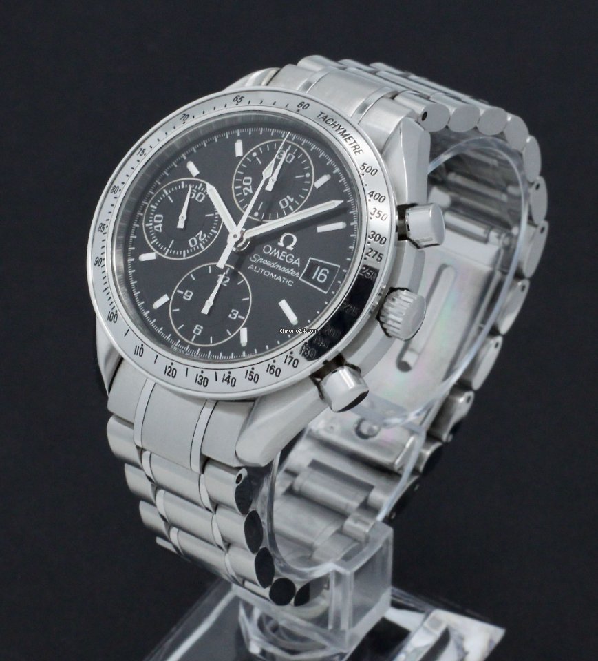 IMG_9081 Omega Speedmaster Date Mens watch Unisex Automatic Steel 3513.50 Replica 5