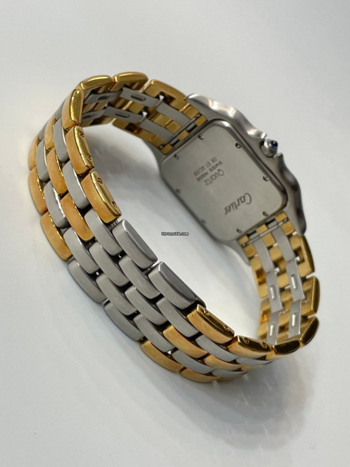 IMG_9081 Cartier Panthere Mens watch Unisex Quartz Steel 187957 Replica 5