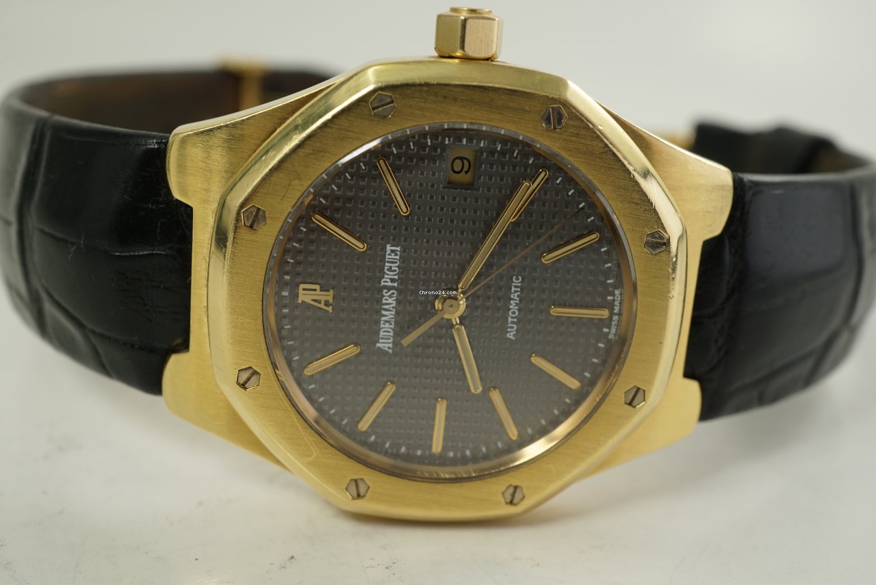 Audemars Piguet Royal Oak Mens watch Unisex Automatic Yellow gold 14800BA Replica 5