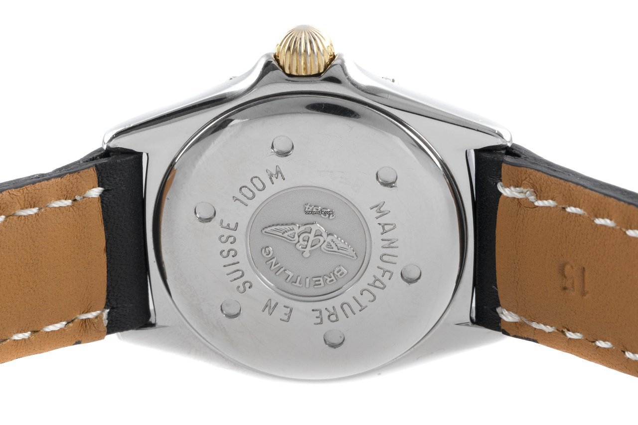 IMG_9081 Breitling Callistino Womens watch Quartz Gold Steel B52045 Replica 5