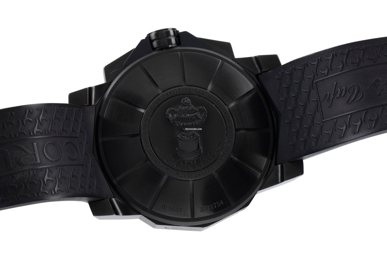 IMG_9081 Corum Admirals Cup Challenger Mens watch Unisex Automatic Steel 01.0007 Replica 5