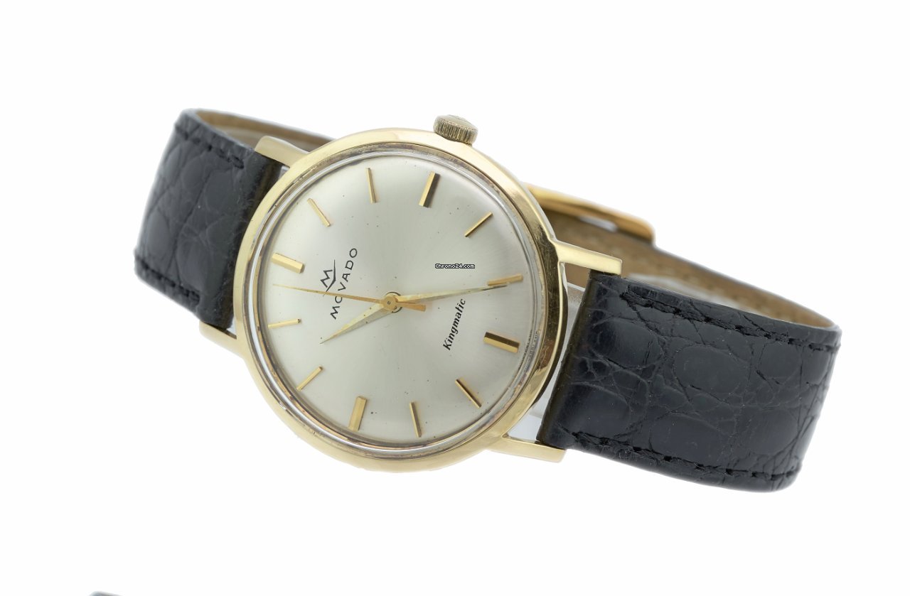 IMG_9081 Movado Kingmatic Mens watch Unisex Automatic Yellow gold Movado Kingmatic Replica 5