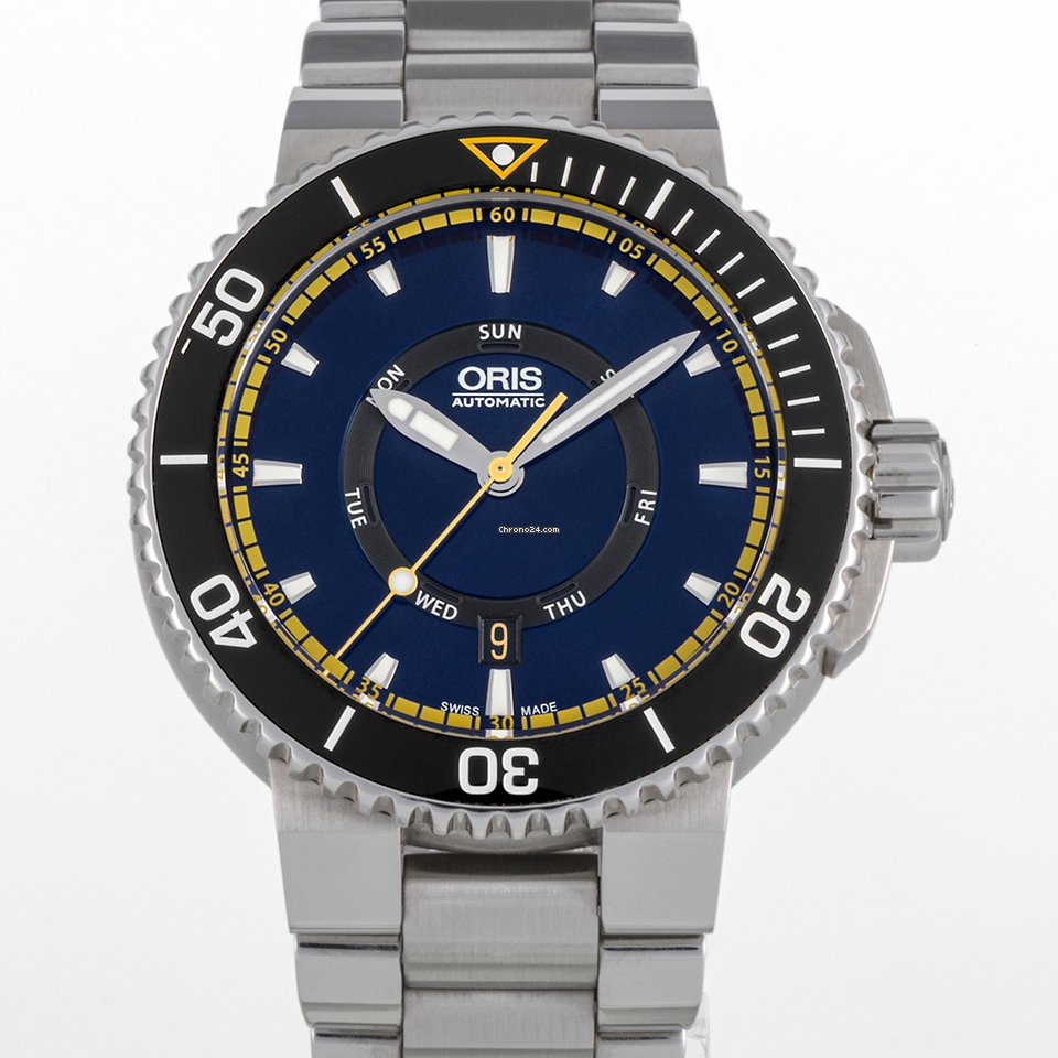Oris Aquis Steel 01 735 7673 4185-Set MB Replica 5