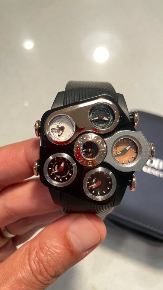 IMG_9081 Jacob & Co. Five Time Zone Mens watch Unisex Quartz GR1-24 Replica 5