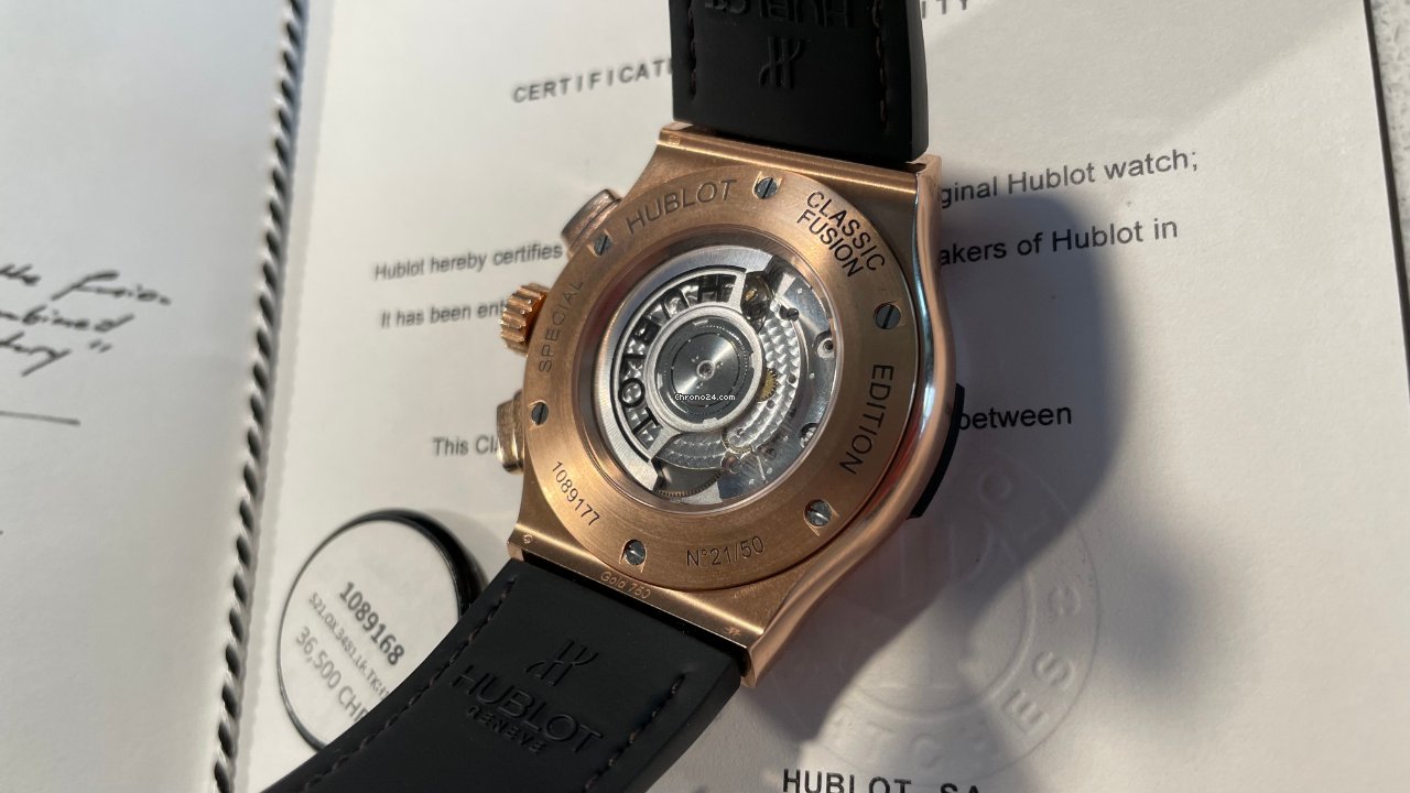 Hublot Classic Fusion Mens watch Unisex Automatic Rose gold 521.OK.3481.LR.TKH14 Replica 5