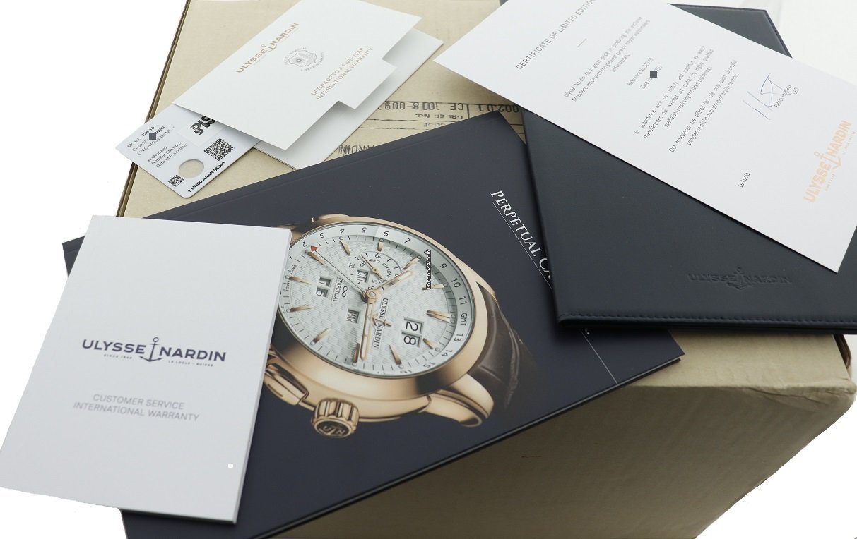 IMG_9081 Ulysse Nardin Perpetual Manufacture Mens watch Unisex Automatic Platinum 329-10 Replica 5