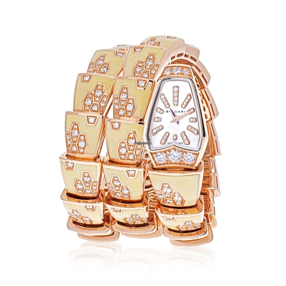 Bulgari Serpenti Womens watch Quartz Rose gold spp26wgd1gwld1.2t Replica 5