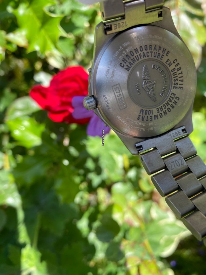 IMG_9081 Breitling Aerospace Mens watch Unisex Quartz Titanium E75362 Replica 5