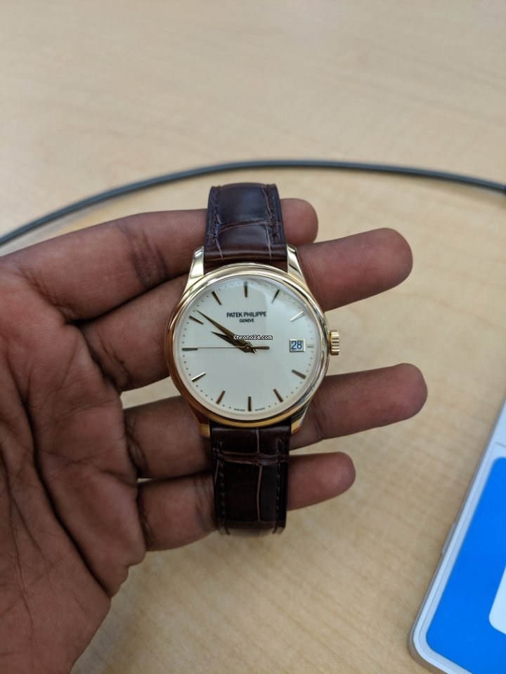 IMG_9081 Patek Philippe Calatrava Mens watch Unisex Automatic Yellow gold 5227J Replica 5