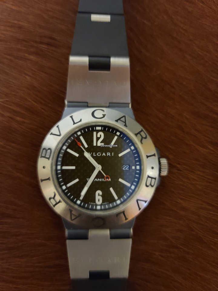 IMG_9081 Bulgari Diagono Mens watch Unisex Automatic Titanium TI 44 TA Replica 5