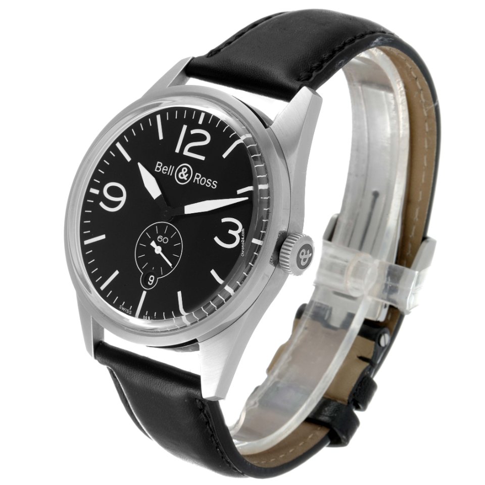 IMG_9081 Bell & Ross Vintage Mens watch Unisex Automatic Steel BR123-95-SS Replica 5