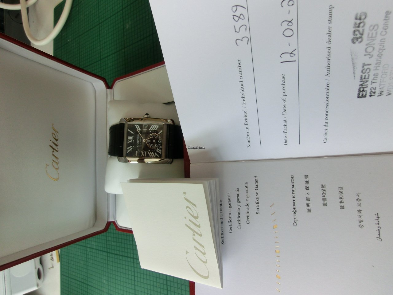 IMG_9081 Cartier Tank MC Mens watch Unisex Automatic Steel W5330004 Replica 5