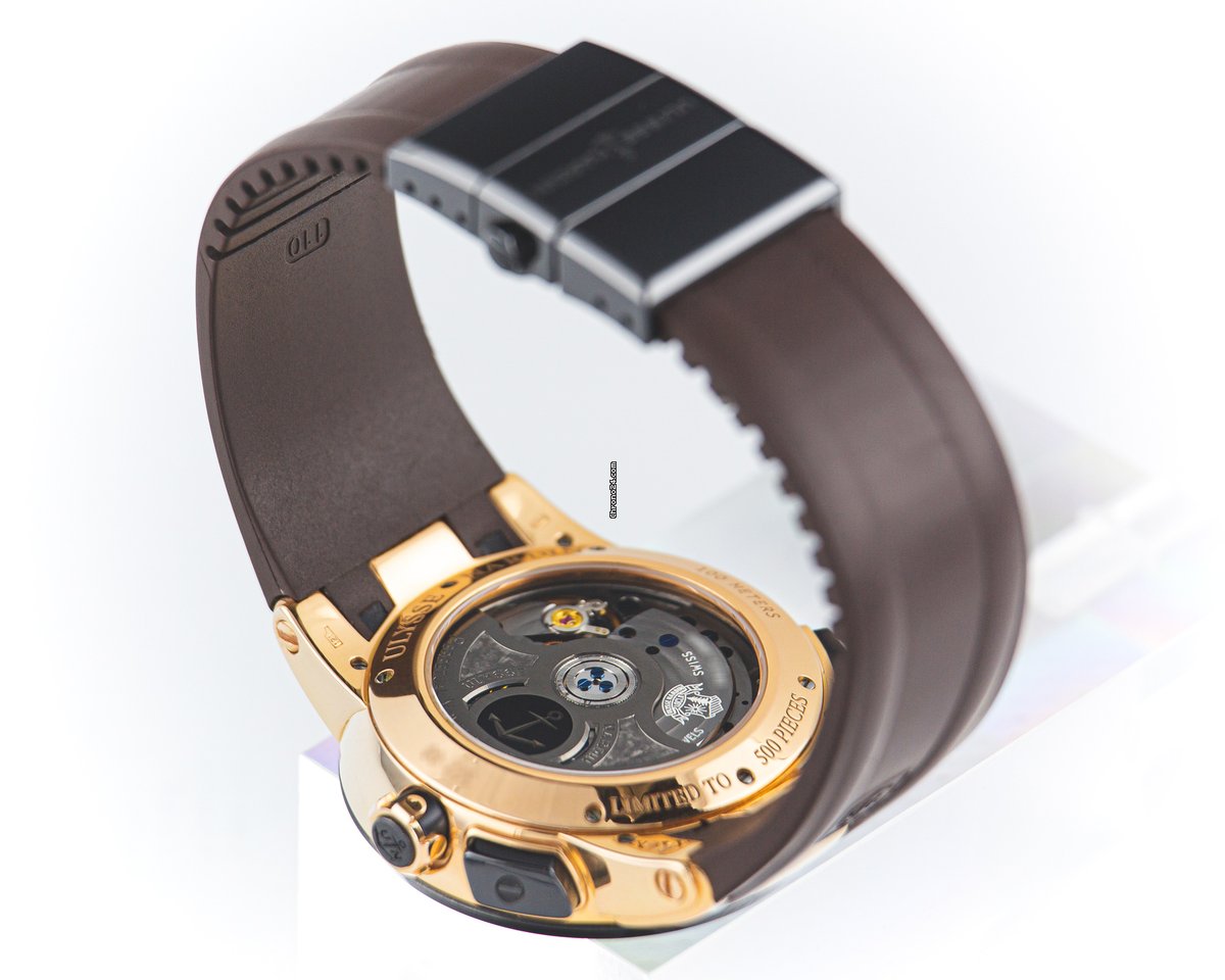 IMG_9081 Ulysse Nardin El Toro Black Toro Mens watch Unisex Automatic Rose gold 322-00 Replica 5