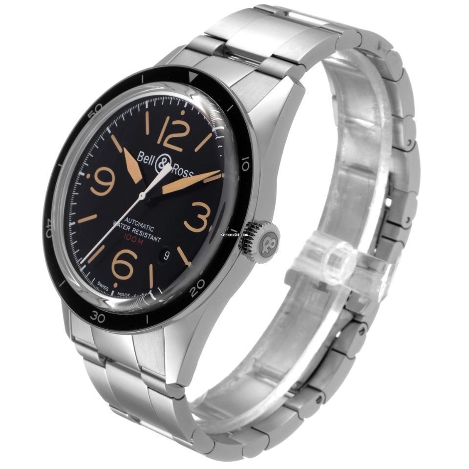 IMG_9081 Bell & Ross BR V1 Mens watch Unisex Automatic Steel BRV123-ST-HER SST Replica 5