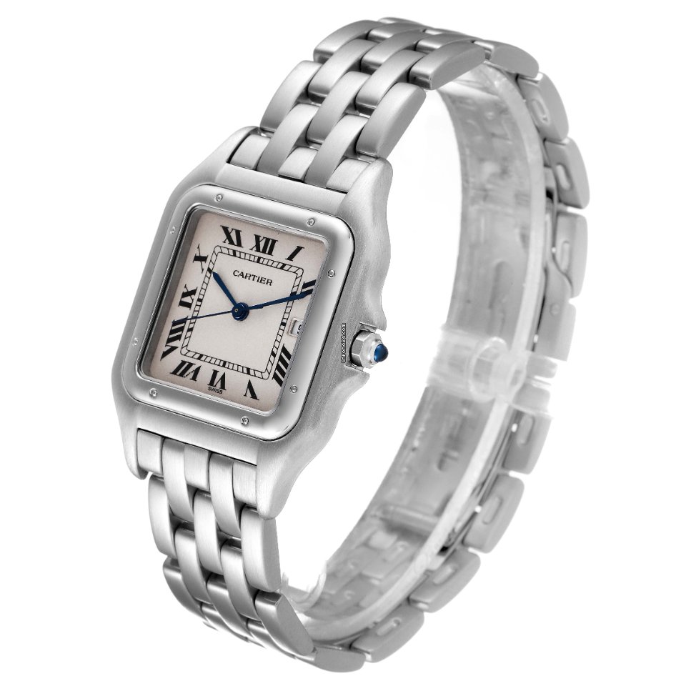 Cartier Panthere Mens watch Unisex Quartz Steel W25032P5 Replica 5