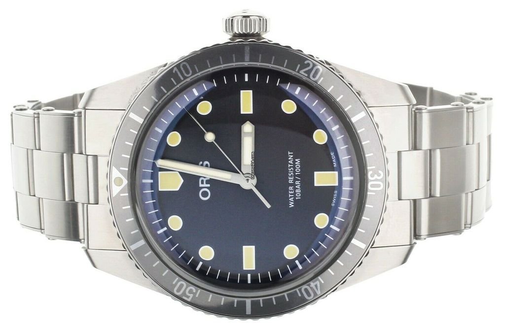 IMG_9081 Oris Divers Sixty Five Mens watch Unisex Manual winding Steel 01 730 7757 4083 Replica 5