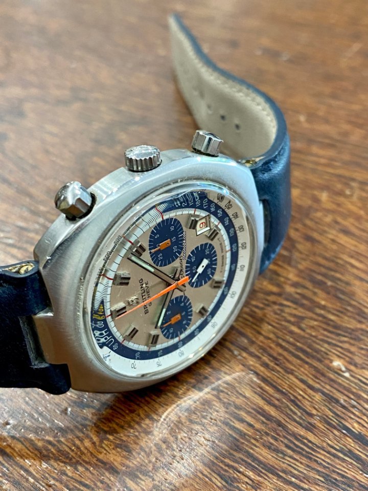 Breitling Transocean Chronograph Mens watch Unisex Manual winding Steel 7102 Replica 5