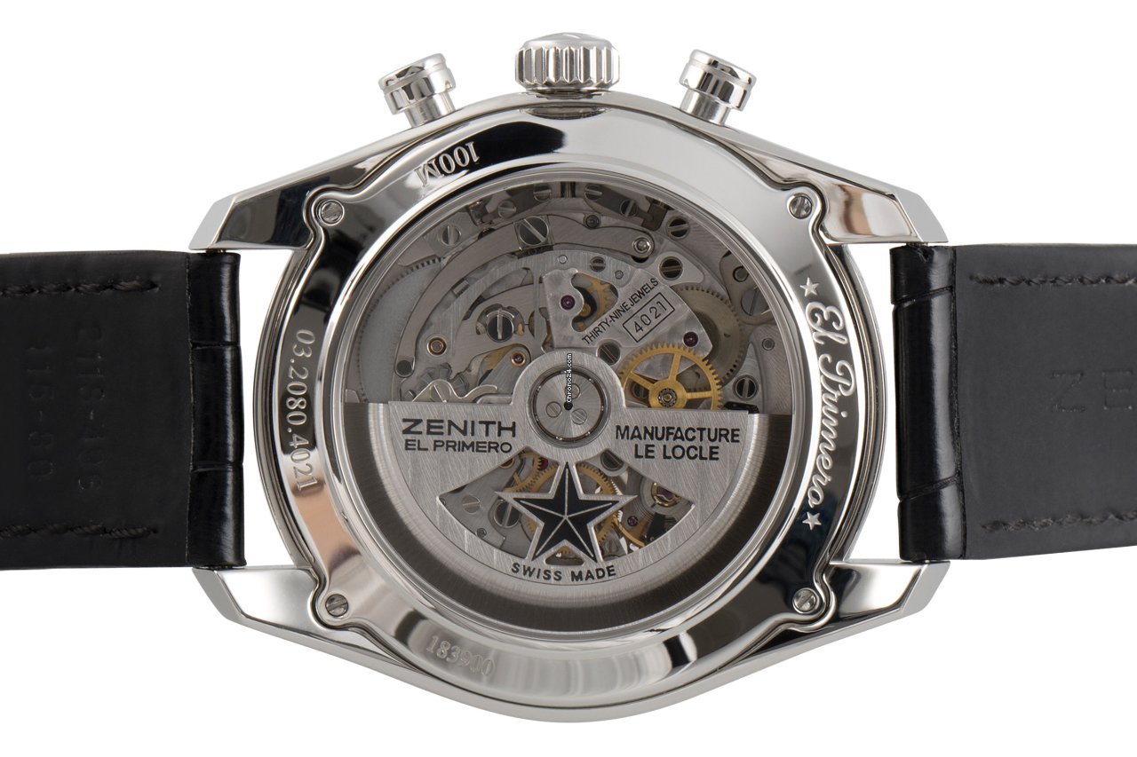 IMG_9081 Zenith El Primero Chronomaster Mens watch Unisex Automatic Steel 03.2080.4021 21.C496 Replica 5
