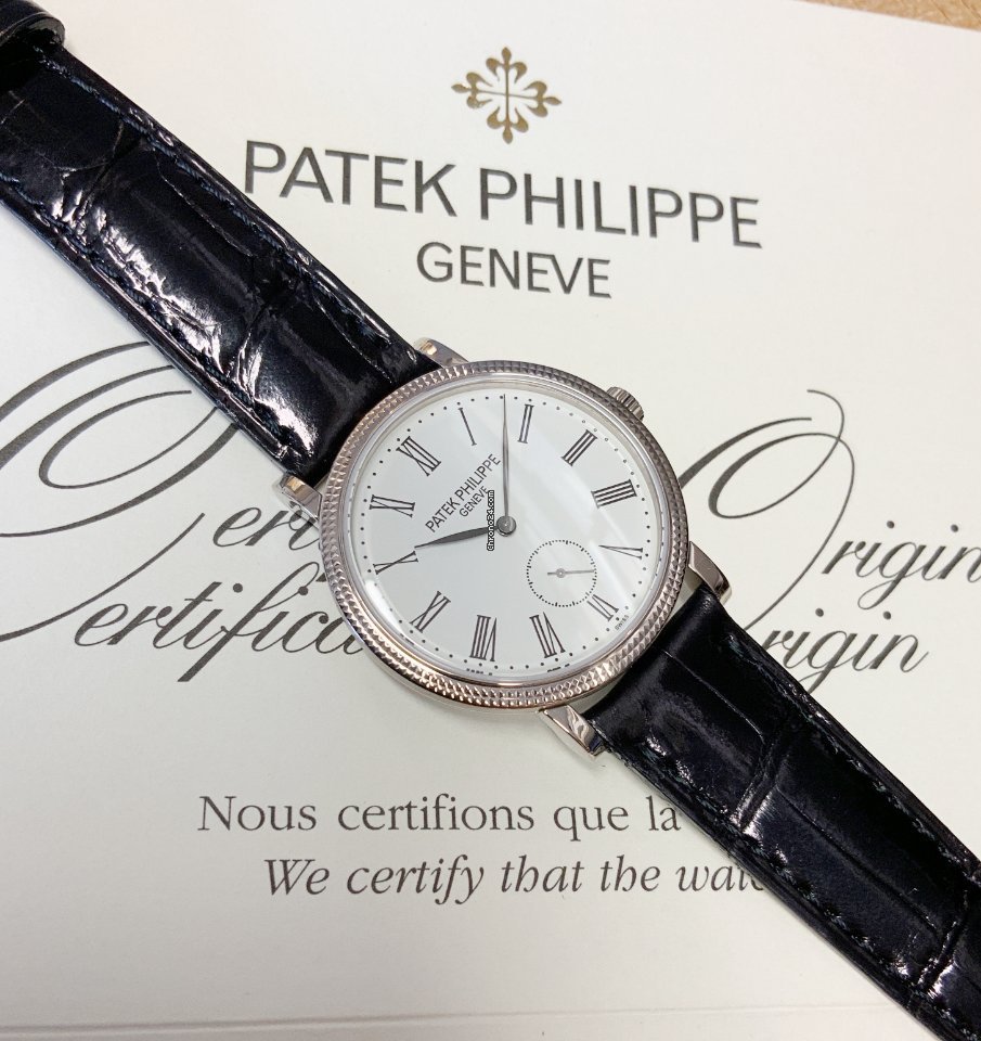 IMG_9081 Patek Philippe Calatrava Womens watch Manual winding White gold 7120G-001 Replica 5
