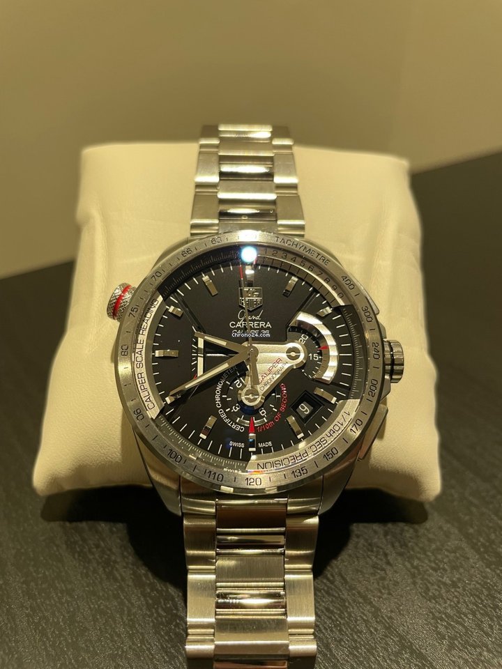 IMG_9081 TAG Heuer Grand Carrera Mens watch Unisex Automatic Steel CAV5115 Replica 5