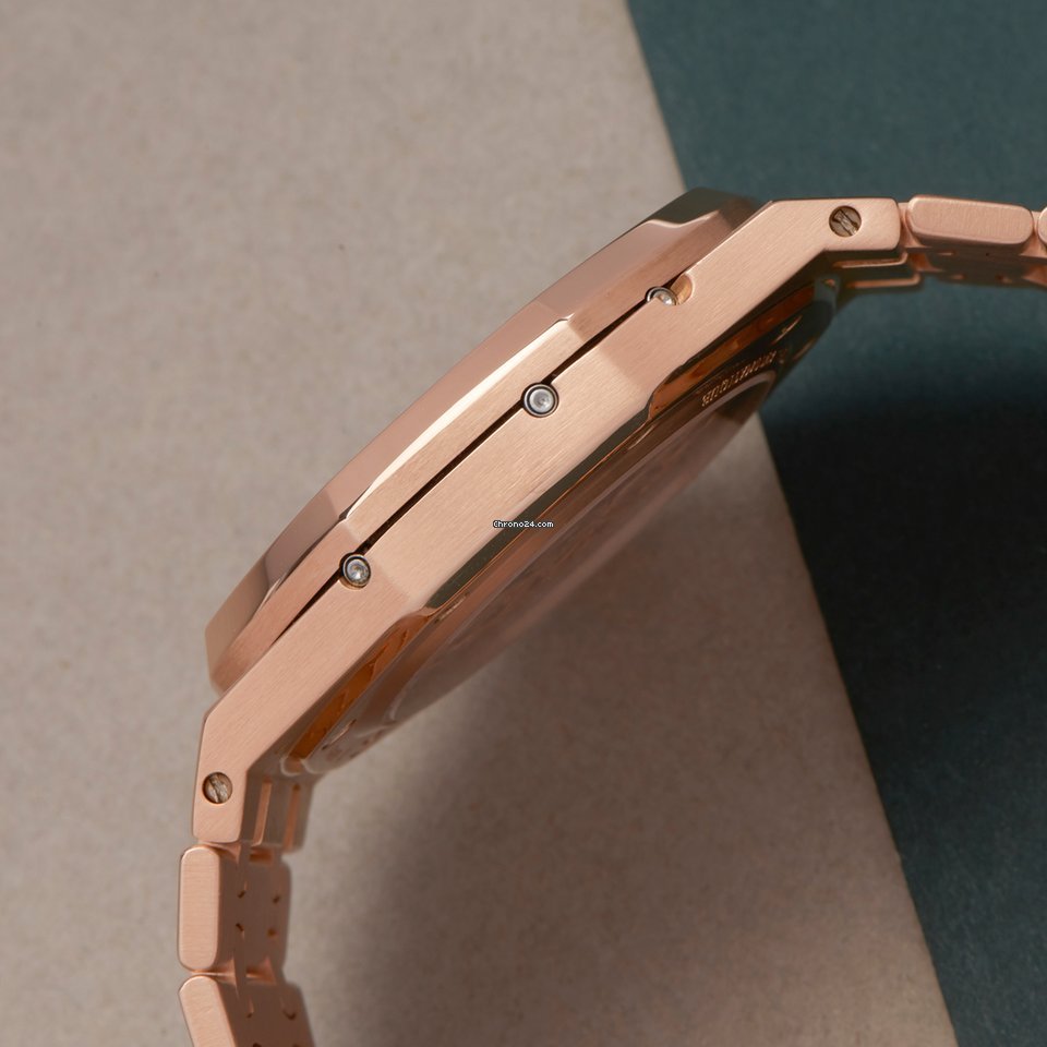 IMG_9081 Audemars Piguet Royal Oak Perpetual Calendar Mens watch Unisex Automatic Rose gold 25810OR.OO.0944OR.01 Replica 5
