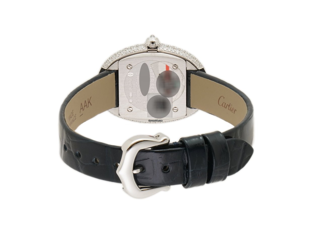 IMG_9081 Cartier Baignoire Quartz White gold WJBA0015 Replica 5