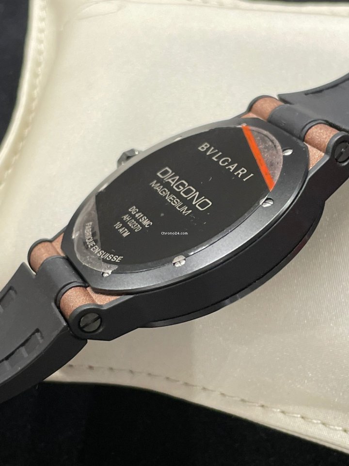 IMG_9081 Bulgari Diagono Mens watch Unisex Automatic Ceramic 102306 DG41C11SMCVD Replica 5