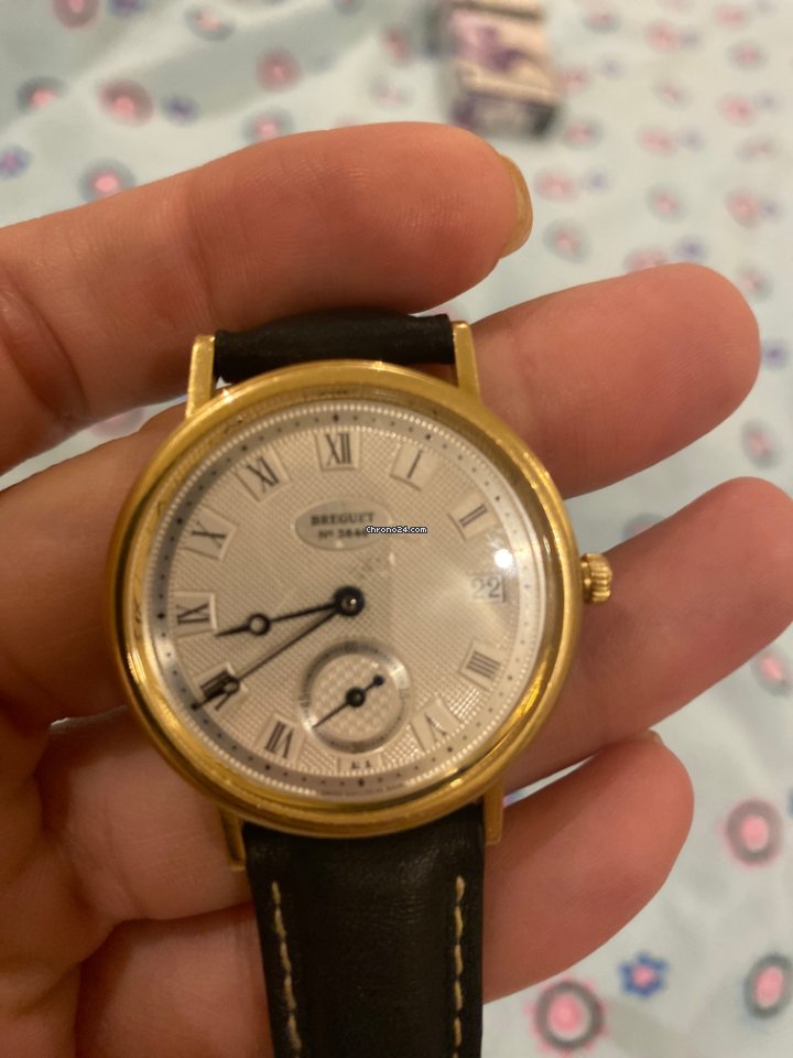 IMG_9081 Breguet Classique Mens watch Unisex Automatic Yellow gold 3846 Replica 5