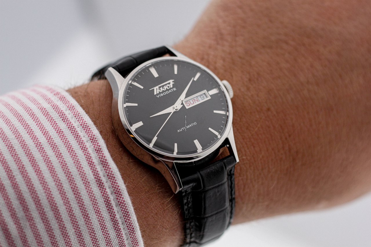 Tissot Heritage Visodate Mens watch Unisex Automatic Steel T019.430.16.051.01 Replica 5