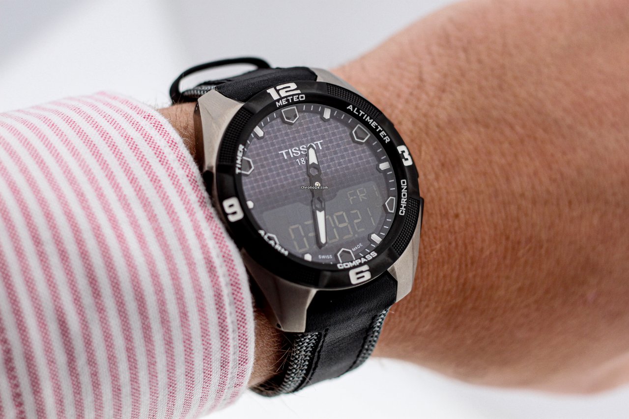 Tissot T-Touch Expert Solar Mens watch Unisex Quartz Titanium T091.420.46.051.01 Replica 5