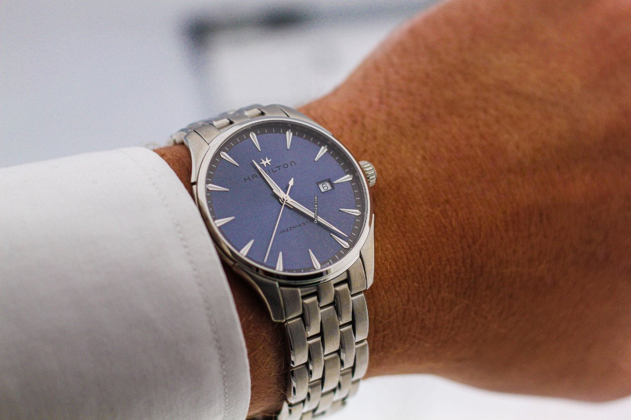 IMG_9081 Hamilton Jazzmaster Mens watch Unisex Quartz Steel H32451142 Replica 5