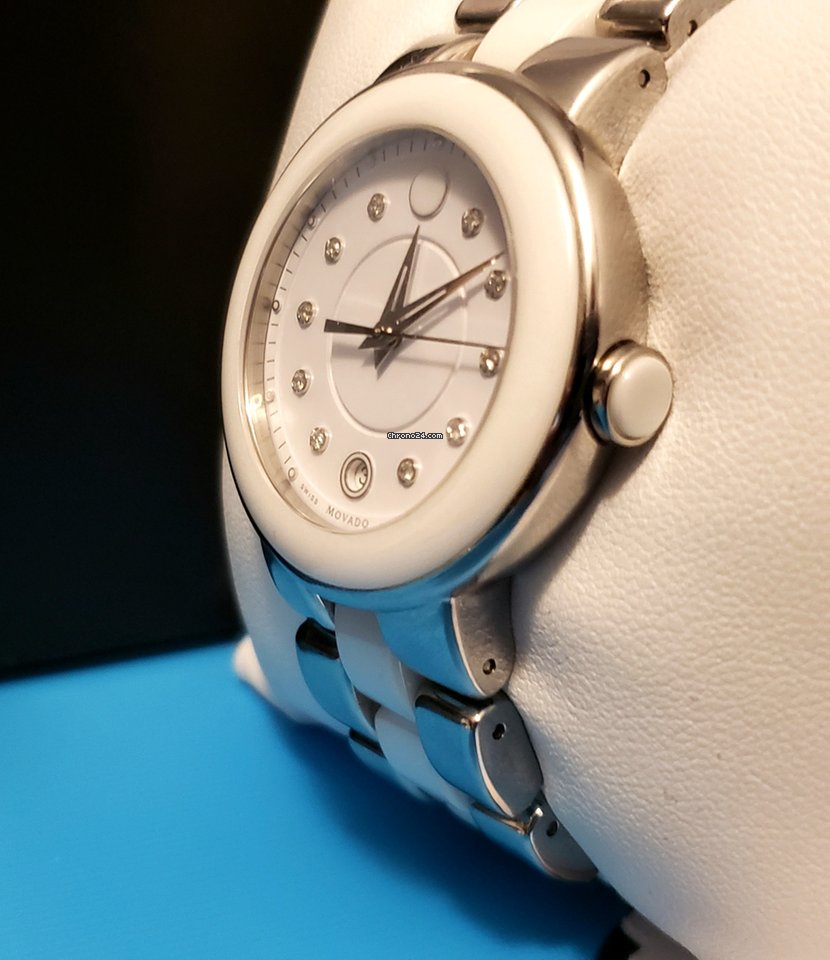 Movado Cerena Womens watch Quartz Steel 0606931 Replica 5
