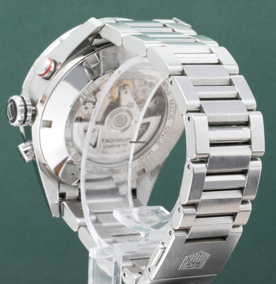 IMG_9081 TAG Heuer Carrera Calibre 16 Mens watch Unisex Automatic Steel CV2A1R.BA0799 Replica 5