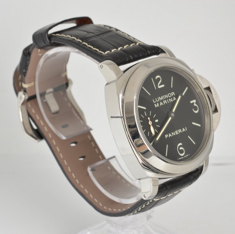 Panerai Luminor Marina Mens watch Unisex Manual winding Steel PAM 00111 Replica 5