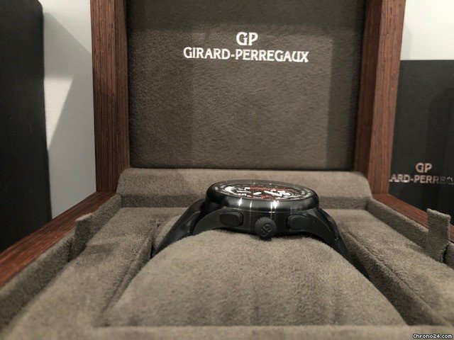 Girard Perregaux WW.TC Automatic Ceramic 49820-32-611-FK6A Replica 5