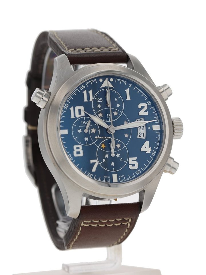 IMG_9081 IWC Pilot Double Chronograph Steel IW371807 Replica 5