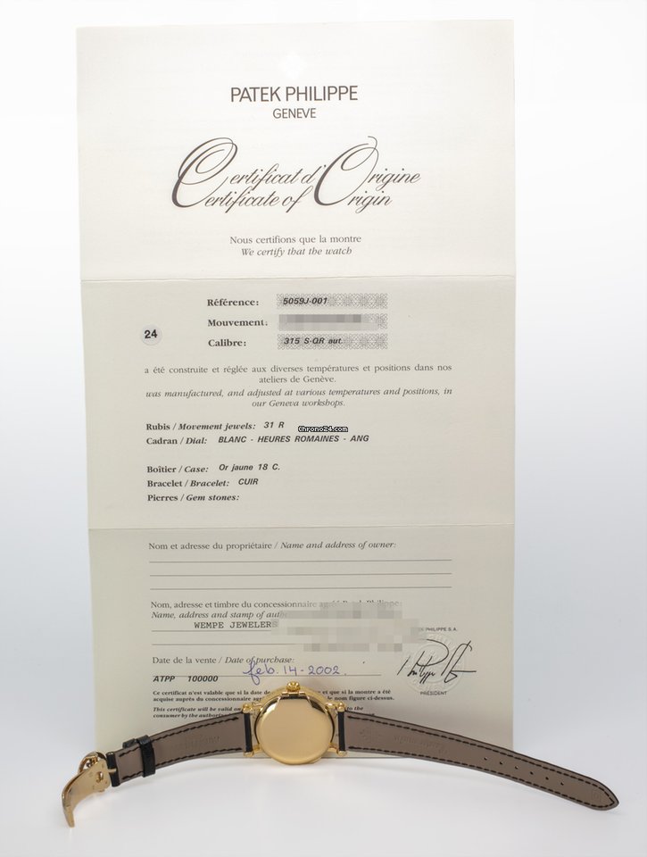 IMG_9081 Patek Philippe Perpetual Calendar Mens watch Unisex Automatic Yellow gold 5059J-001 Replica 5
