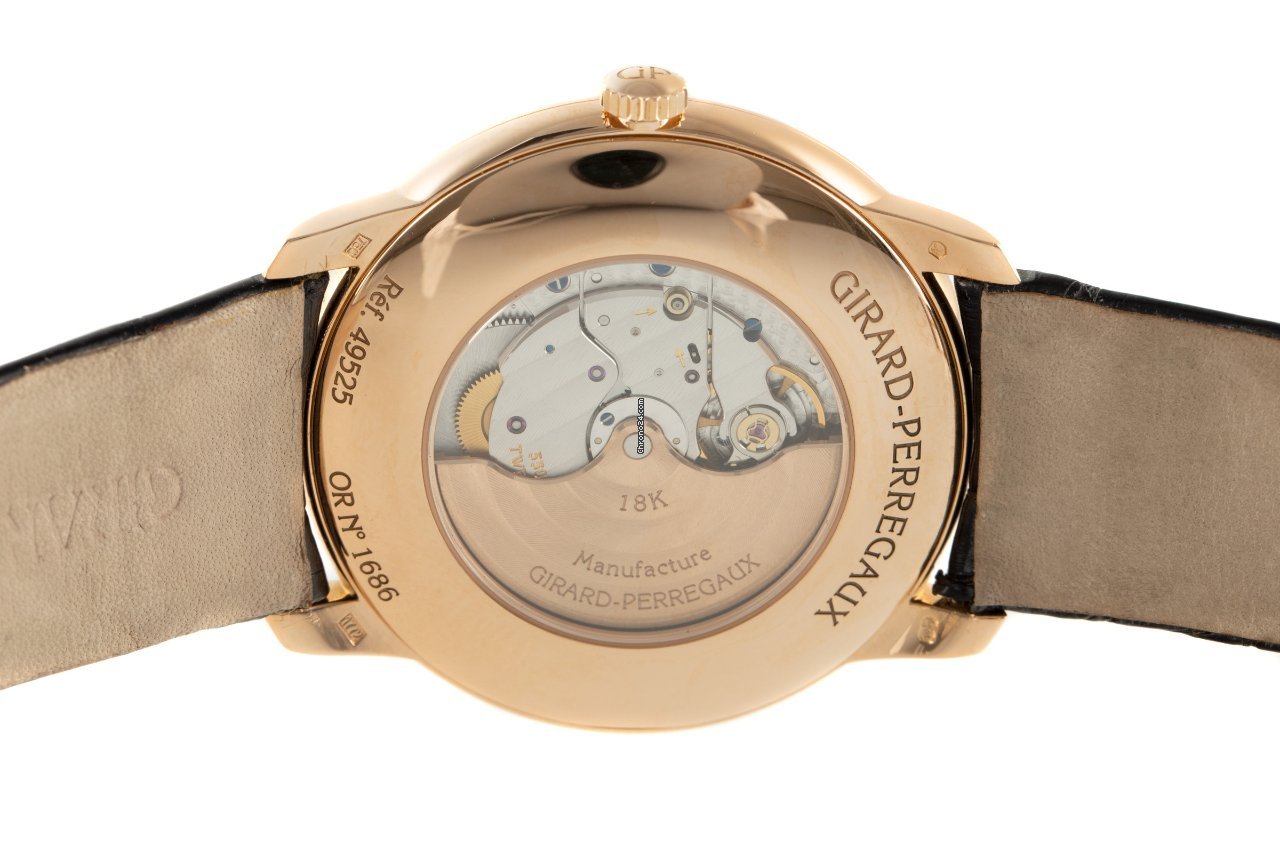 IMG_9081 Girard Perregaux 1966 Mens watch Unisex Automatic Red gold 49525 Replica 5