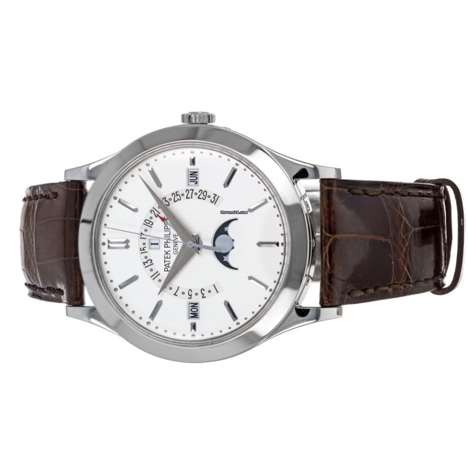 IMG_9081 Patek Philippe Perpetual Calendar Mens watch Unisex Automatic Platinum 5496P Replica 5