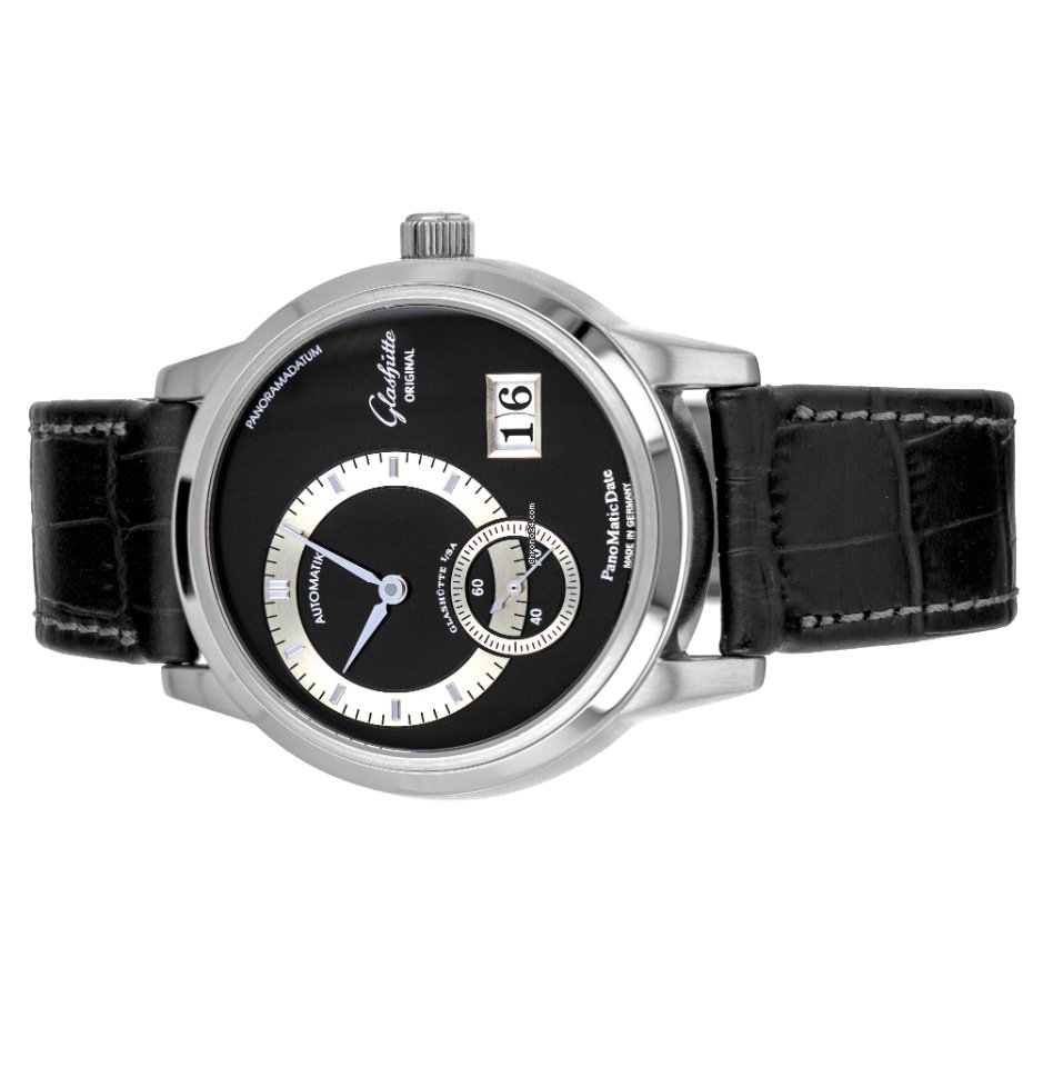 Glashutte Original PanoMaticDate Mens watch Unisex Automatic Platinum 90-01-03-03-04 Replica 5