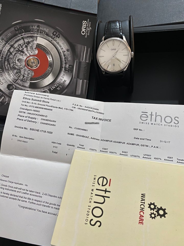 IMG_9081 Oris Artelier Date Mens watch Unisex Automatic Steel 01 733 7721 4051-07 5 21 64FC Replica 5