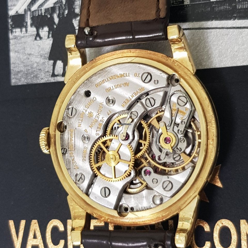 Vacheron Constantin Mens watch Unisex Manual winding Yellow gold 6033 Replica 5