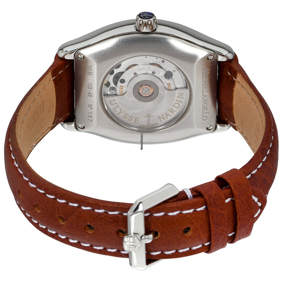 IMG_9081 Ulysse Nardin Michelangelo Womens watch Automatic Steel 113-48 Replica 5