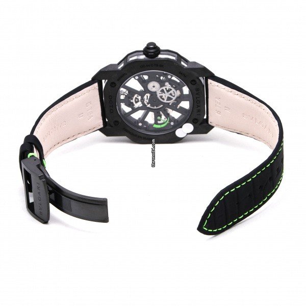 IMG_9081 Bulgari Automatic Carbon 103316 BG044C4CLTBSK Replica 5
