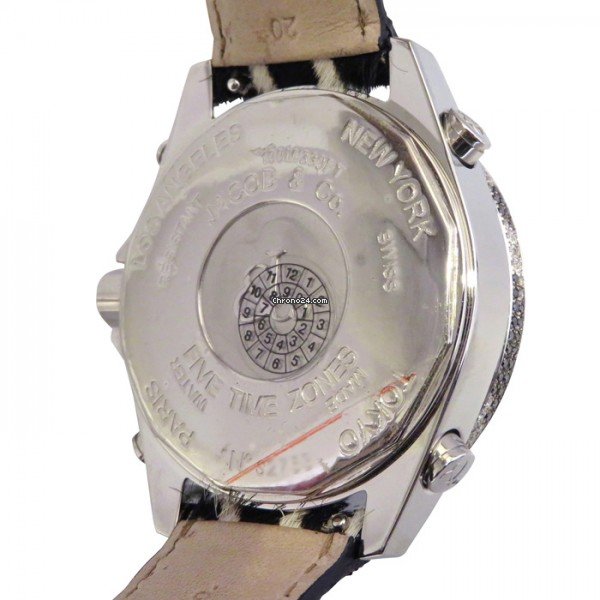 IMG_9081 Jacob & Co. Five Time Zone Quartz Steel JC-M65D Replica 5