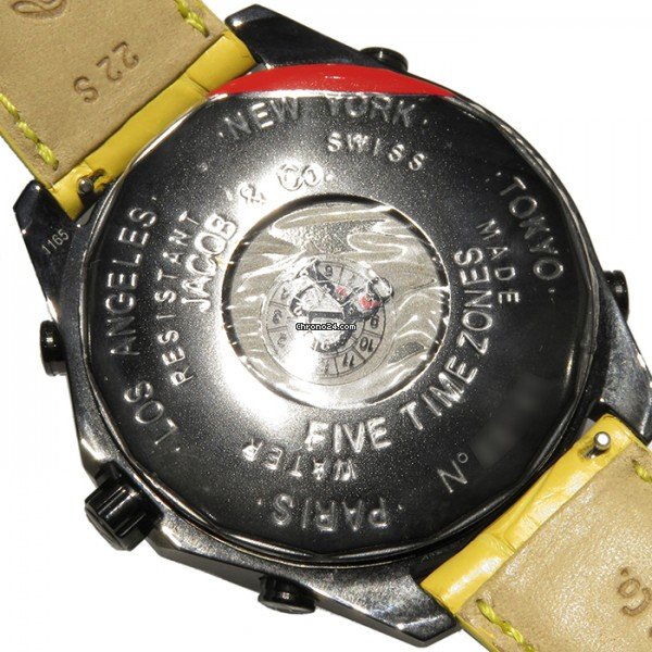 IMG_9081 Jacob & Co. Five Time Zone Quartz Steel JC-47STBD Replica 5