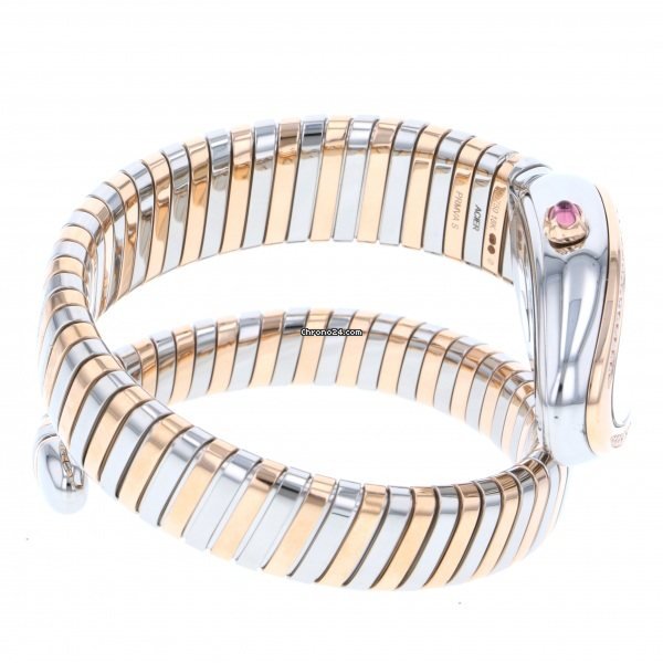 IMG_9081 Bulgari Serpenti Quartz Gold Steel SP35C3SPGD.1T Replica 5