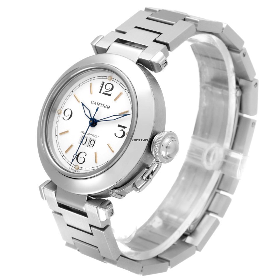 IMG_9081 Cartier Pasha C Mens watch Unisex Automatic Steel W31044M7 Replica 5