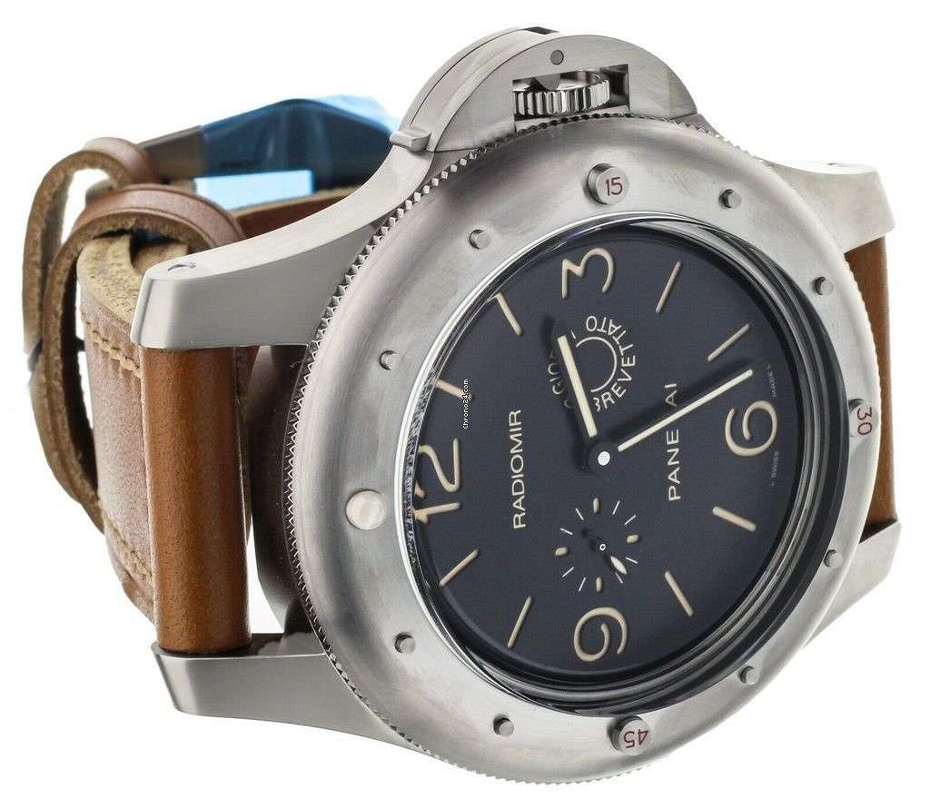 IMG_9081 Panerai Special Editions Mens watch Unisex Manual winding Titanium PAM341 Replica 5